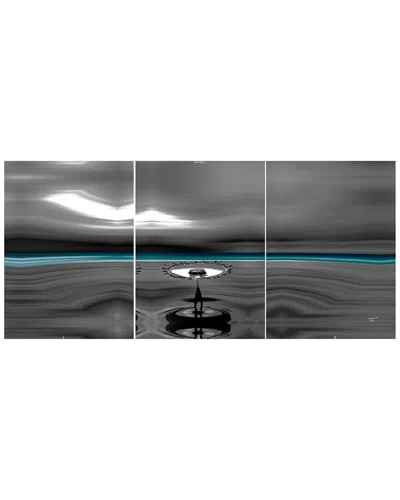 Ready2hangart Aqueous Trance I Wrapped Canvas Wall Art By Tristan Scott In Gray