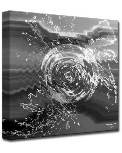 Ready2hangart Aqueous Trance Xxii Wrapped Canvas Wall Art By Tristan Scott In Gray