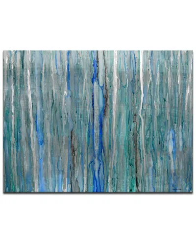 Ready2hangart Arctic Rain Wrapped Canvas Wall Art In Multi