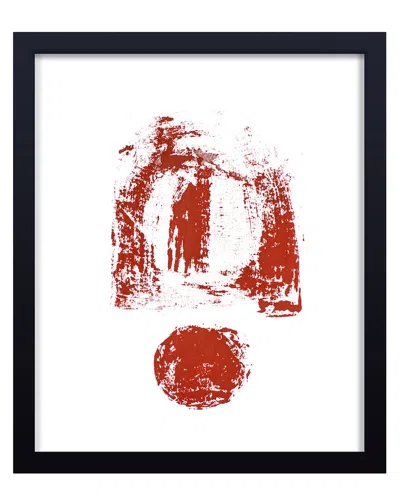 Ready2hangart Arlo Impression Framed Print Wall Art In Red