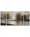 Ready2hangart Baileys Creek I/ii/iii 3-piece Wrapped Canvas Wall Art By Norman Wyatt