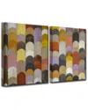 Ready2hangart Banded I/ii 2pc Wrapped Canvas Wall Art By Norman Wyatt