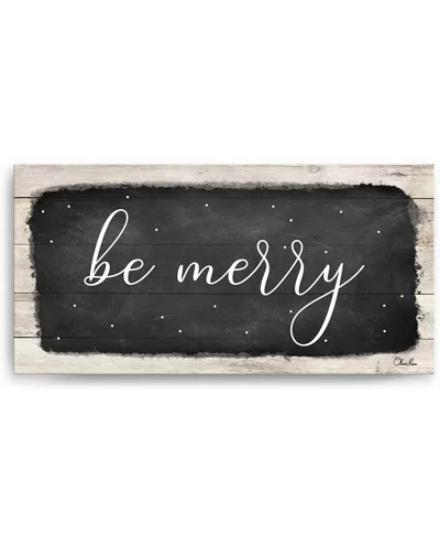Ready2hangart Be Merry Canvas Wall Art By Olivia Rose In Multi