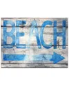 Ready2hangart Beach That Way Wrapped Canvas Wall Art By Norman Wyatt