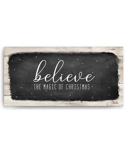 Ready2hangart Believe I Canvas Wall Art By Olivia Rose In Black