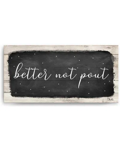 Ready2hangart Better Not Pout Canvas Wall Art By Olivia Rose