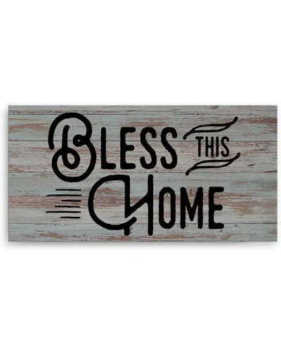 Ready2hangart Bless This Home Wrapped Canvas Wall Art By Olivia Rose