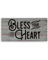 Ready2hangart Bless Your Heart Wrapped Canvas Wall Art By Olivia Rose