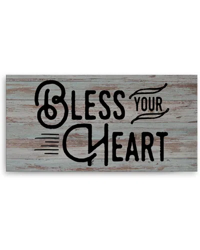Ready2hangart Bless Your Heart Wrapped Canvas Wall Art By Olivia Rose