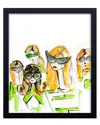 Ready2hangart Blondes In Green Framed Print Wall Art