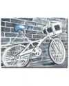 Ready2hangart Blue Bikeseat Wrapped Canvas Wall Art By Leslie Owens