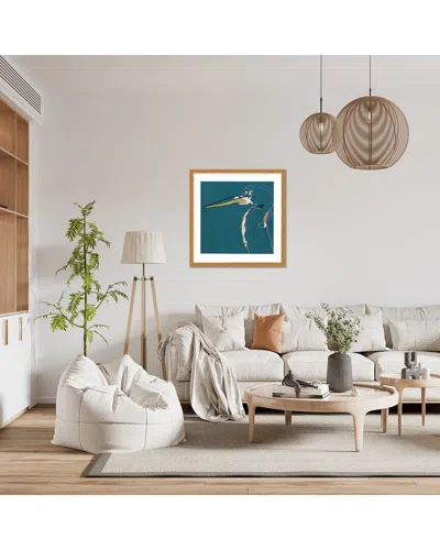Ready2hangart Blue Heron Portrait By Chici Džcor Wall Art In Neutral