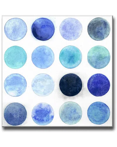 Ready2hangart Blue Moons Ii Wrapped Canvas Wall Art In Multi