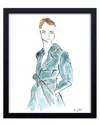Ready2hangart Blue Trench Framed Print Wall Art
