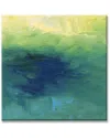 Ready2hangart Blue Waters Wrapped Canvas Abstract Wall Art By Karen Moehr