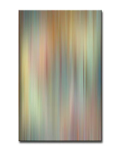 Ready2hangart Blur Stripes Ii Wrapped Canvas Wall Art By Tristan Scott In Gray