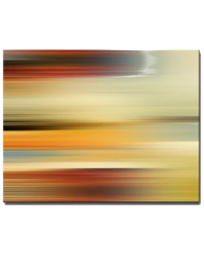 Ready2hangart Blur Stripes L Wrapped Canvas Wall Art By Tristan Scott In Multi