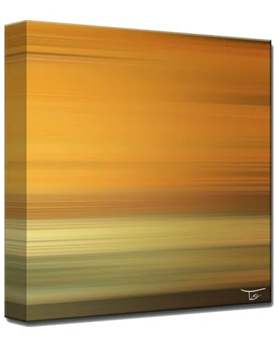 Ready2hangart Blur Stripes Lix Wrapped Canvas Wall Art By Tristan Scott In Brown