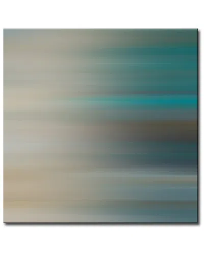 Ready2hangart Blur Stripes Lx Wrapped Canvas Wall Art By Tristan Scott In Gray