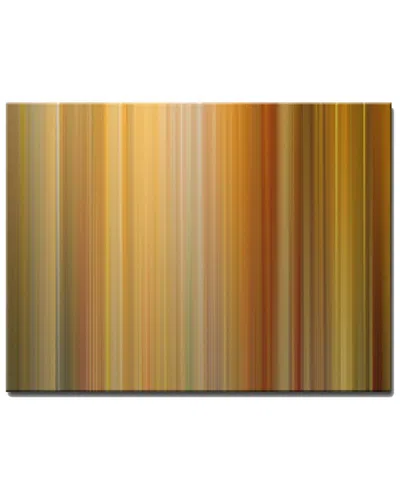 Ready2hangart Blur Stripes Lxv Wrapped Canvas Wall Art By Tristan Scott In Brown