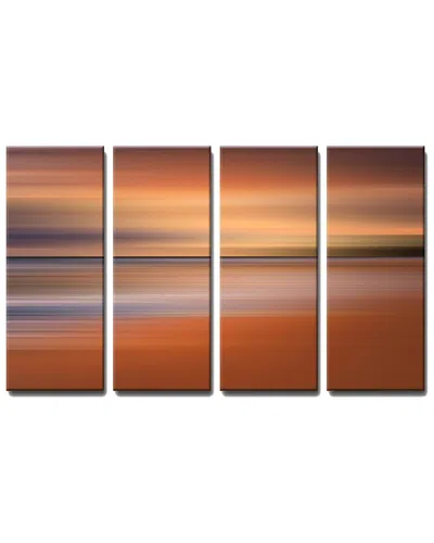 Ready2hangart Blur Stripes Xliv 4pc Wrapped Canvas Wall Art By Tristan Scott