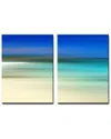 Ready2hangart Blur Stripes Xlvii 2pc Wrapped Canvas Wall Art By Tristan Scott
