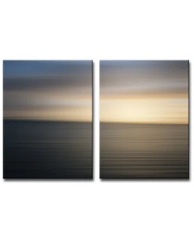 Ready2hangart Blur Stripes Xxvii 2pc Wrapped Canvas Wall Art By Tristan Scott