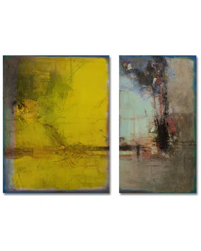 Ready2hangart Bueno Exchange Lxv 2 Piece Wrapped Canvas Wall Art Set In Multi