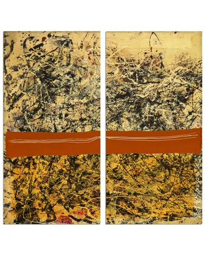 Ready2hangart Bueno Exchange Lxviii 2pc Wrapped Canvas Wall Art By Tristan Scott