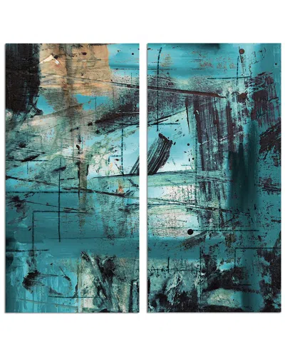 Ready2hangart Bueno Exchange Lxxi 2pc Wrapped Canvas Wall Art By Tristan Scott In Multi