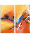 Ready2hangart Bueno Exchange Lxxiii 2pc Wrapped Canvas Wall Art By Tristan Scott