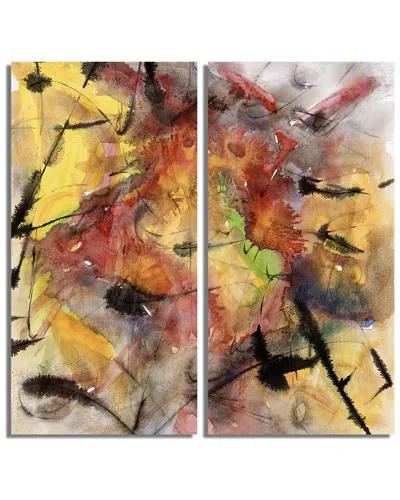 Ready2hangart Bueno Exchange Lxxix 2 Piece Wrapped Canvas Wall Art Set
