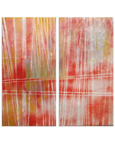Ready2hangart Bueno Exchange Lxxvi 2pc Wrapped Canvas Wall Art By Tristan Scott