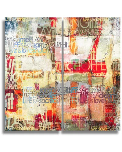 Ready2hangart Bueno Exchange Xxi 2pc Wrapped Canvas Wall Art By Tristan Scott