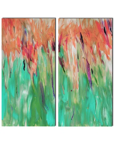 READY2HANGART READY2HANGART BUENO EXCHANGE XXIV 2PC WRAPPED CANVAS WALL ART BY TRISTAN SCOTT