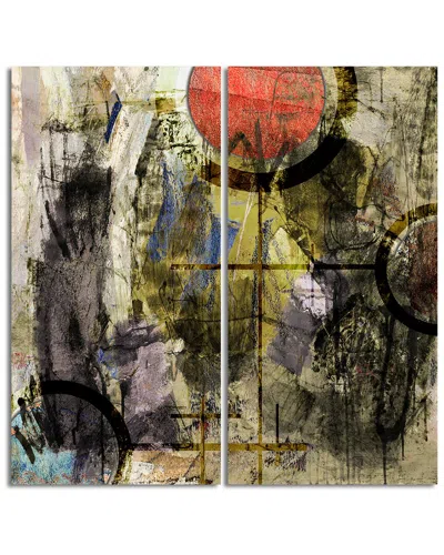 Ready2hangart Bueno Exchange Xxxii 2pc Wrapped Canvas Wall Art By Tristan Scott