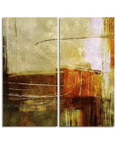 Ready2hangart Bueno Exchange Xxxix 2 Piece Wrapped Canvas Wall Art Set In Multi