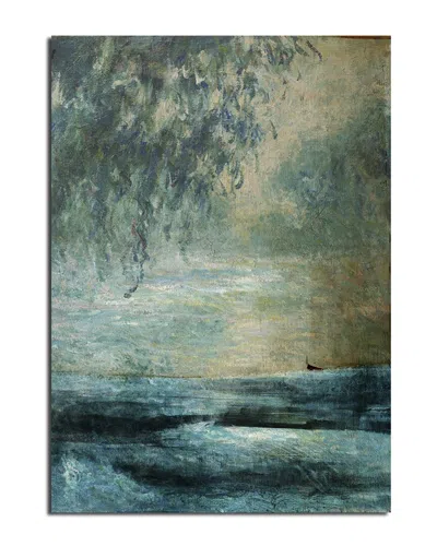 Ready2hangart Bx Abstract Xxviii Wrapped Canvas Wall Art By Tristan Scott In Blue