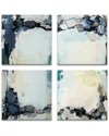 Ready2hangart Calm Waters I, Ii, Iii, & Iv Wrapped Canvas Wall Art By Lynn Byrd