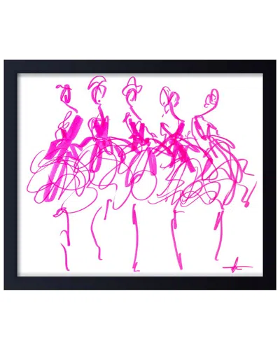 Ready2hangart Cancan No 2 Framed Print Wall Art In Purple
