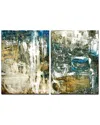 Ready2hangart Canyon Falls I/ii 2pc Wrapped Canvas Wall Art By Norman Wyatt