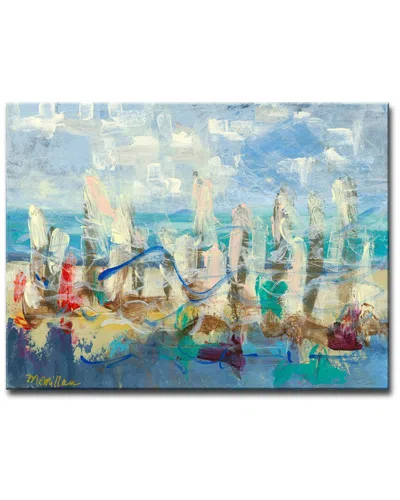 Ready2hangart Colorful Shoreline Wrapped Canvas Wall Art By Leslie Owens In Multi