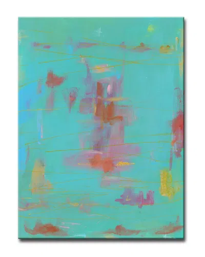 Ready2hangart Compatible Ii Wrapped Canvas Wall Art By Leslie Owens In Blue