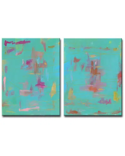 Ready2hangart Compatible I/ii Wrapped Canvas Wall Art By Leslie Owens