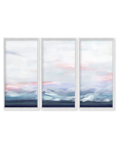 READY2HANGART COOL HORIZON TRIPTYCH BY JENNY WESTENHOFER WALL ART