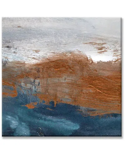 Ready2hangart Copperize Wrapped Canvas Abstract Wall Art In Multi