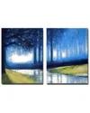 Ready2hangart Crystal Creek 2pc Wrapped Canvas Wall Art By Norman Wyatt