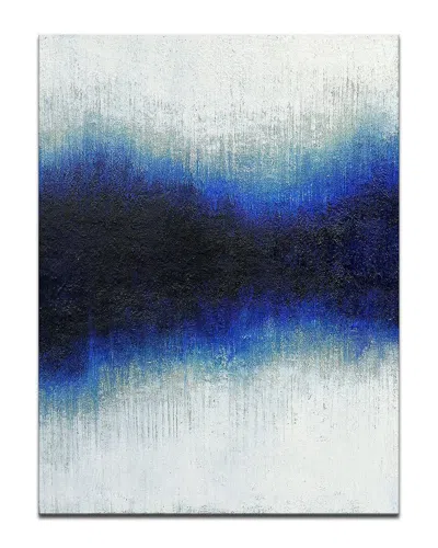 Ready2hangart Currents Wrapped Canvas Wall Art By Norman Wyatt In Blue