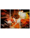 Ready2hangart Daisies 3pc Wrapped Canvas Wall Art By Tristan Scott