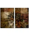 Ready2hangart Daisy Abstract Wrapped Canvas Wall Art By Tristan Scott